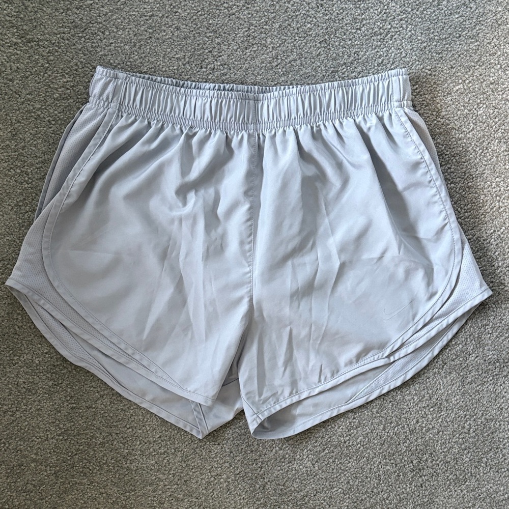 Nike Women's Light Gray Athletic Shorts